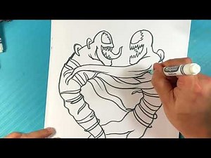 AMAZING How to Draw VENOM vs CARNAGE Symbiotes