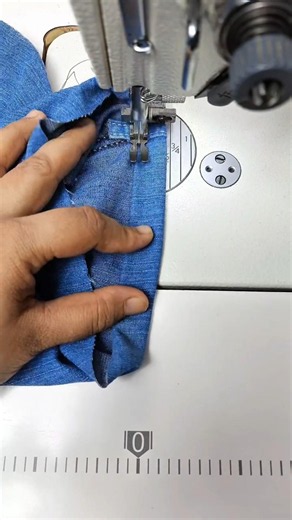 Sewing tips for hemming thick part of the jeans 👖 Tips for Beginners #easysewing #fashion #sewing