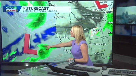 Spring break weather forecast for California