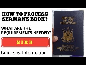 How To Process Seamans Book? Requirements For Seamans Book