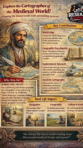 Al-Idrisi 🗺️ The Man Who Mapped the Medieval World!