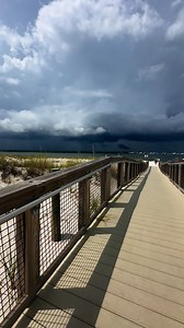 Johnson Beach right now… storms are brewing! | All Things Emerald Coast