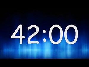 42 Minutes Timer / Countdown from 42min