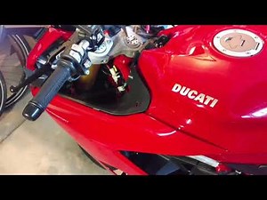 Ducati Supersport S fairing removal