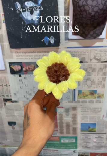 Tutorial de girasol 🌻💛 #manualidades #girasol