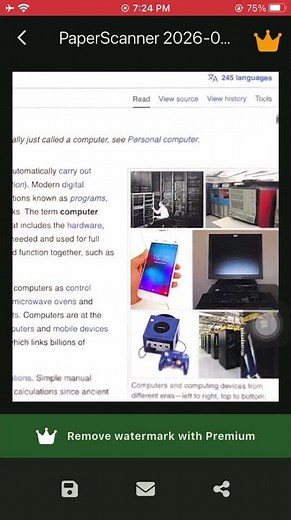 How to scan document on iPhone (iOS)