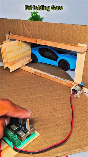 Mechanism system Fri folding Gate #science #mechanism #shorts