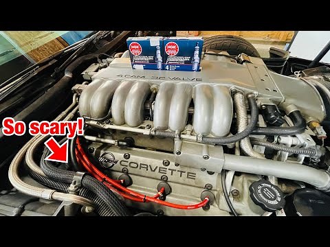 TRYING TO FIX THE #8 SPARK PLUG ISSUE ON MY C4 CORVETTE ZR-1