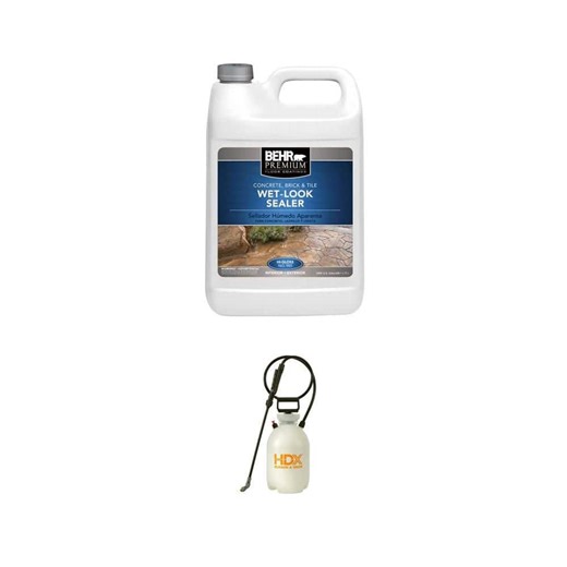 2 gal. Bleach and Deck Sprayer with 1 gal. Wet Look Sealer Combo - The Home Depot