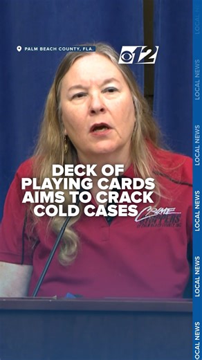 COLD CASE CARDS | Crime Stoppers turns cold cases into playing cards to spark new leads in Palm Beach County, CBS12's Tiffany Rizzo News reports. Read more: https://bit.ly/4a6RytC | CBS 12 News