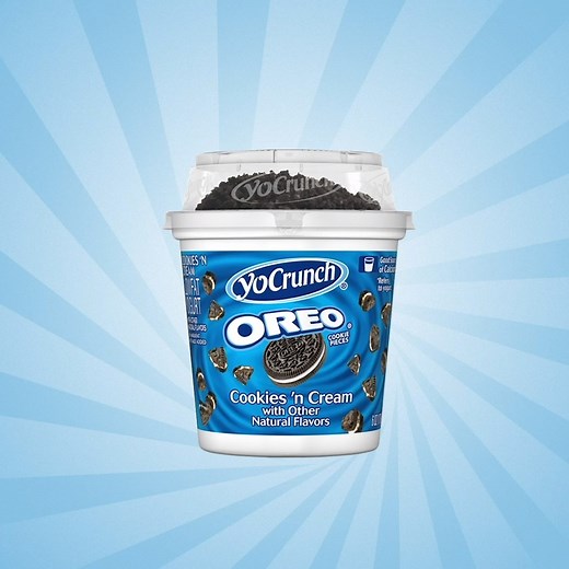 14K views · 186 reactions | You can’t buy happiness, but you can enjoy 3 delicious flavors of YoCrunch Yogurt with OREO pieces.  | OREO | Facebook