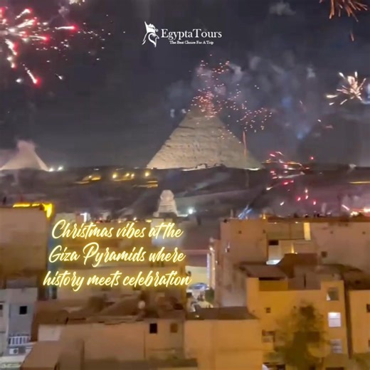 ✨ Christmas at the Pyramids hits different. ✨ Yesterday, the Giza Pyramids turned into a magical holiday backdrop as Christmas vibes filled one of the most iconic places on Earth 🎄🐪 From festive moments and smiling faces to unforgettable views where ancient history meets modern celebration — celebrating Christmas in front of 7,000 years of history is truly a once-in-a-lifetime experience. Egypt proves once again that it’s not just a destination, it’s a feeling. 🇪🇬✨ Who wouldn’t want to celeb