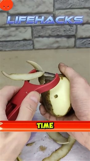 The Fastest Way to Peel Potatoes #shorts