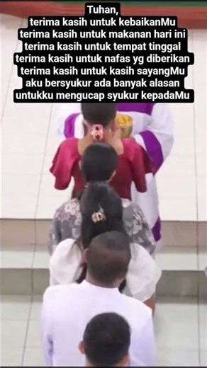 Terima kasih Tuhan, untuk berkatmu yang tak berkesudahan
