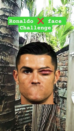 Ronaldo face fix challenges 👈😜 #challenge #ronaldo #love #shorts #shortsfeed