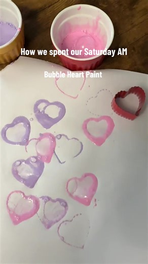 Create Fun Bubble Paint with Soap and Cookie Cutters
