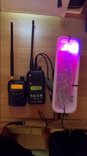 自作ハンディ機用ガチャコンマイクアダプタ ロジャービープ スタンバイビープ マイクエコー ① #hamradio #amateurradio #アマチュア無線