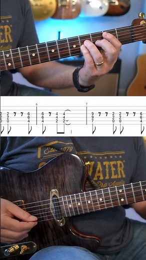 Hit Me With Your Best Shot Pat Benatar Guitar Riff with TABS