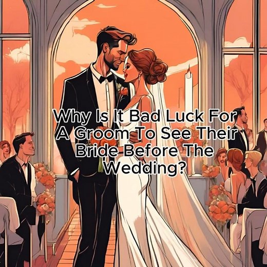 Why Is It Bad Luck for a Groom to See Their Bride Before The Wedding? Did you know? #superstitions
