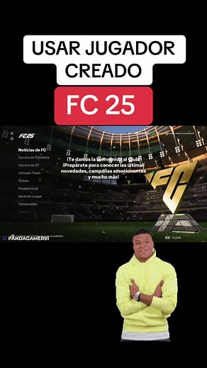 Usar jugador creado en el modo carrera de FC 25