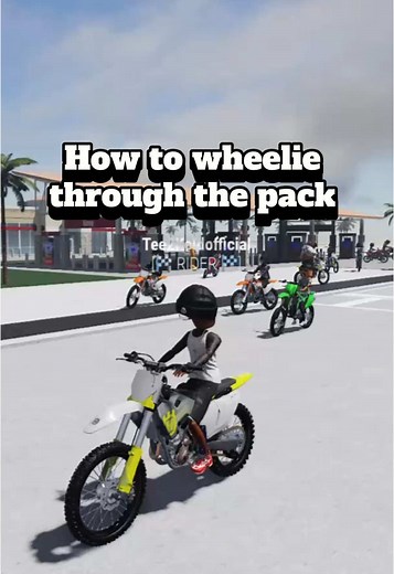 Cómo hacer wheelie en grupo en Roblox
