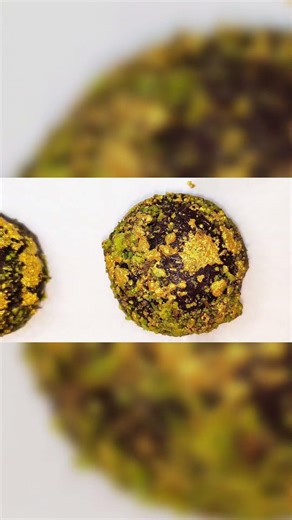 Lazy Keto Golden Chocolate Truffles — No Bake, No Sugar! #shorts #ketodesserts #valentinetreats