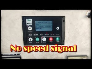 No Speed Signal |Genarator not Starting Problem|#shorts