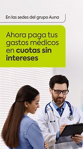 103 reactions | ¡Sin intereses, sin preocupaciones! En la clínica Auna Chiclayo ahora puedes financiar tu atención médica hasta en 12 cuotas sin pagar más. Términos y condiciones: https://bit.ly/4j9M42I | Auna Perú | Facebook