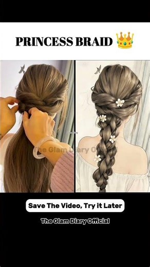 Korean Crown Braid 🌼 Elegant Floral Hairstyle Tutorial #CrownBraid #FlowerHairstyle #KoreanHairstyle
