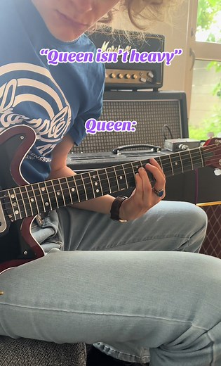 I’d honestly say Queen in their early days, were quite a heavy band. Great King Rat being a great example. #fyp #guitar #rock #guitartok #70s