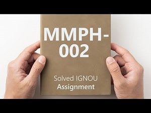 MMPH-002 solved assignment 2024-25 || MMPH-002 solved assignment 2025 || MMPH-002 assignment