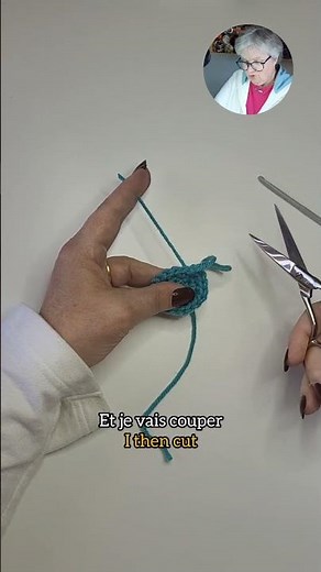 How to fasten off a round crochet project