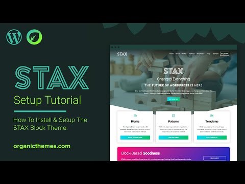 STAX WordPress Block Theme Setup