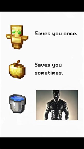 Only Legends Know the Power of the Bucket#minecraft
