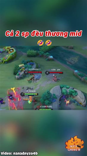 Cả 2 sp đều thương mid 🤣🤣 #shorts #lienquanmobile #liênquânmobile #lienquan #liênquân