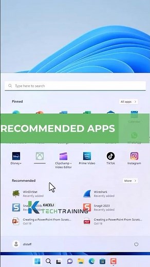 Recommended Files and Apps in Windows 11 - Tip of the Day