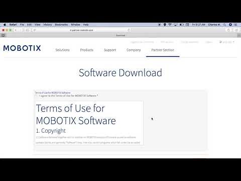 Step 2: How to Download MOBOTIX Software (Firmware and MxMC)