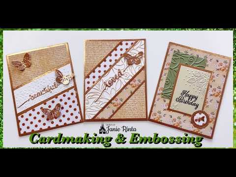 Cardmaking & Embossing Folder Techniques With #KCC22 & InLoveArts