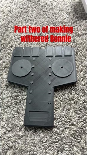 Part two of making withered Bonnie head