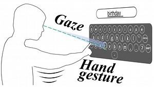Exploring Gaze for Assisting Freehand Selection-based Text Entry in AR | Proceedings of the ACM on Human-Computer Interaction