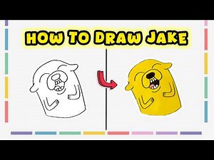 How to Draw Jake from Adventure Time – Cartoon Character Guide