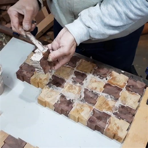 97K views · 748 reactions | Crafting a Mosaic Board with Woodworking | DIY & Crafts | Facebook
