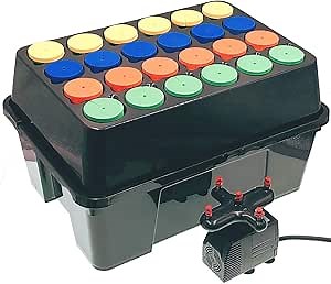 Aeroponic Cloner Machine 24 Site for Cuttings Rooting Using 2 inch Neoprene Inserts or 2 inch Clone Collars