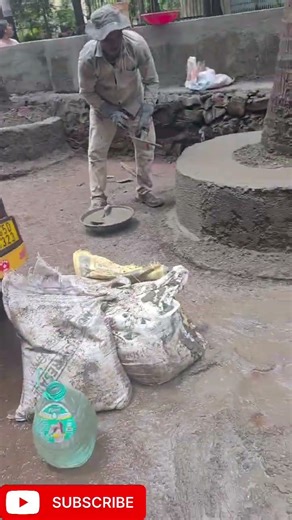 Brick & Plaster Work#waterproofing Tree Base Repair