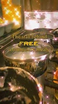 Hawker gives FREE meals to the community! #viral #viralshorts #shorts #charity #kindnessSG