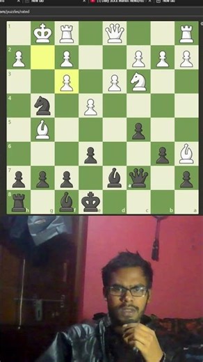 Only 1% Can Solve This Chess Puzzle - Are You One Of Them? #chess #chesspuzzle