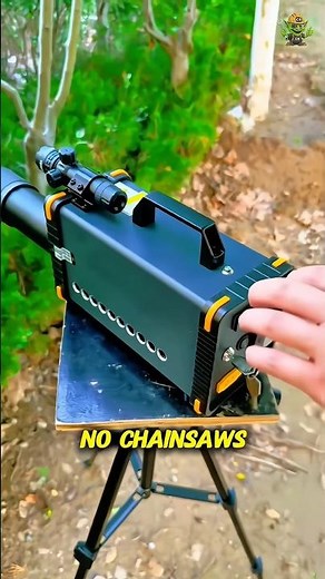 World’s First Laser Tree Cutter Revealed!