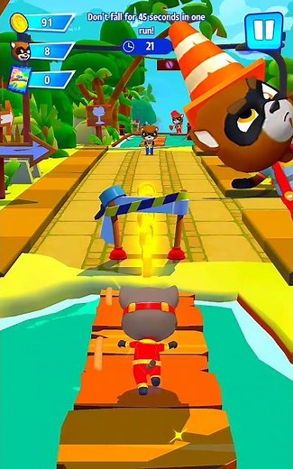 Talking Tom Gold Run - All Characters Reversed Mode | Funny Falls And Fails Moments Gameplay #shorts