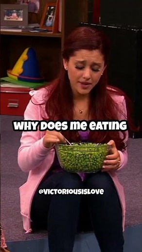 Jade makes Cat eat bush peas 😭 #ytshorts #shorts #funny #viral #victorious (Creds: Nickelodeon)