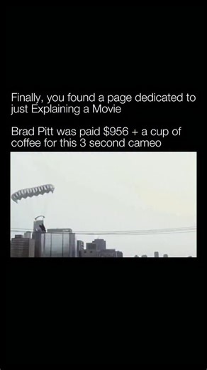 Explaining a Movie | @explainingamovie teaches you something new about movies everyday! Brad Pitt made a nearly invisible cameo in Deadpool 2 as Vanisher,... | Instagram